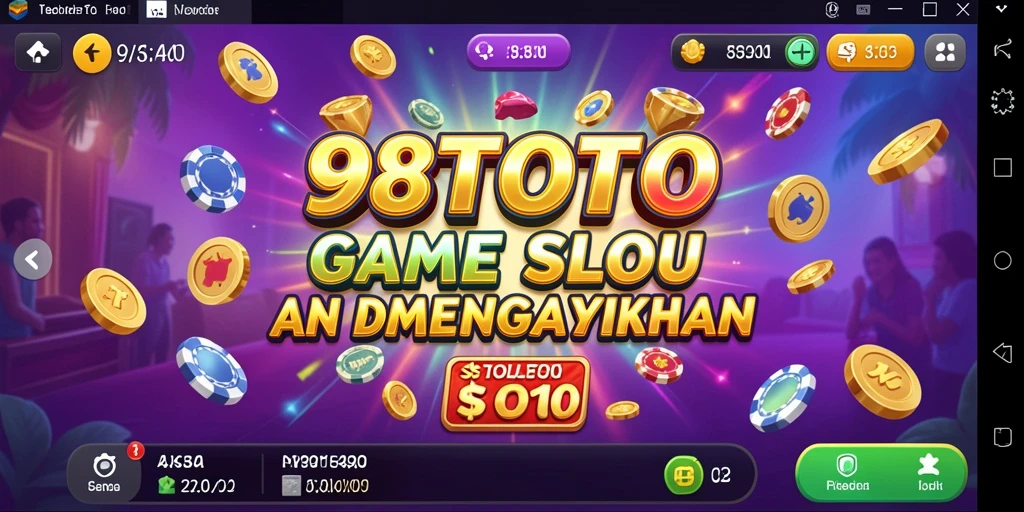 Tampilan gameplay slot yang seru dan menghibur di 98TOTO.