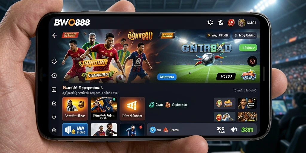 Screenshot gameplay BWO888 menampilkan taruhan olahraga yang menarik.