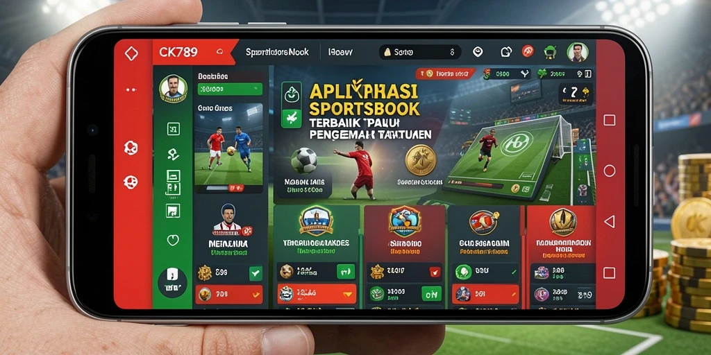 Screenshot CK789 yang menunjukkan taruhan olahraga secara langsung.