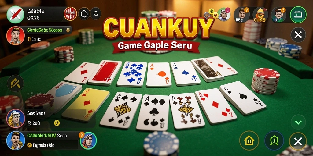 Gameplay seru dan interaktif dalam CUANKUY.