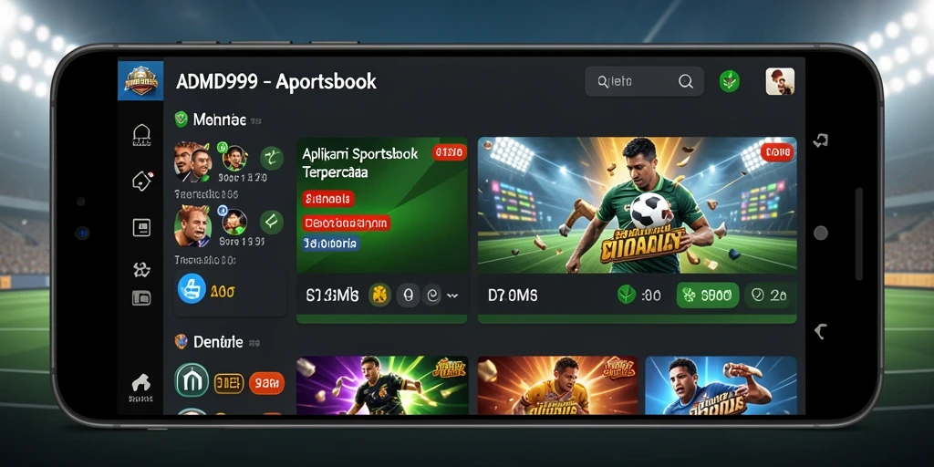 Tangkapan layar gameplay DMD999 menampilkan taruhan olahraga yang menarik.