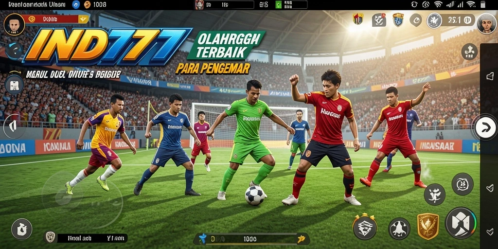 Tampilan gameplay <strong>IND777</strong> yang mengesankan dengan aksi olahraga seru.