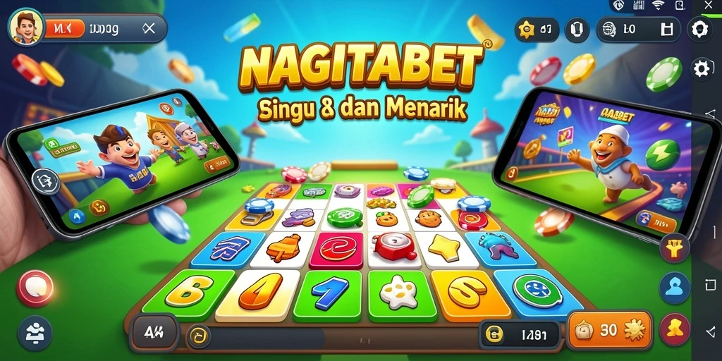 Gameplay menarik NAGITABET yang penuh warna dan seru.